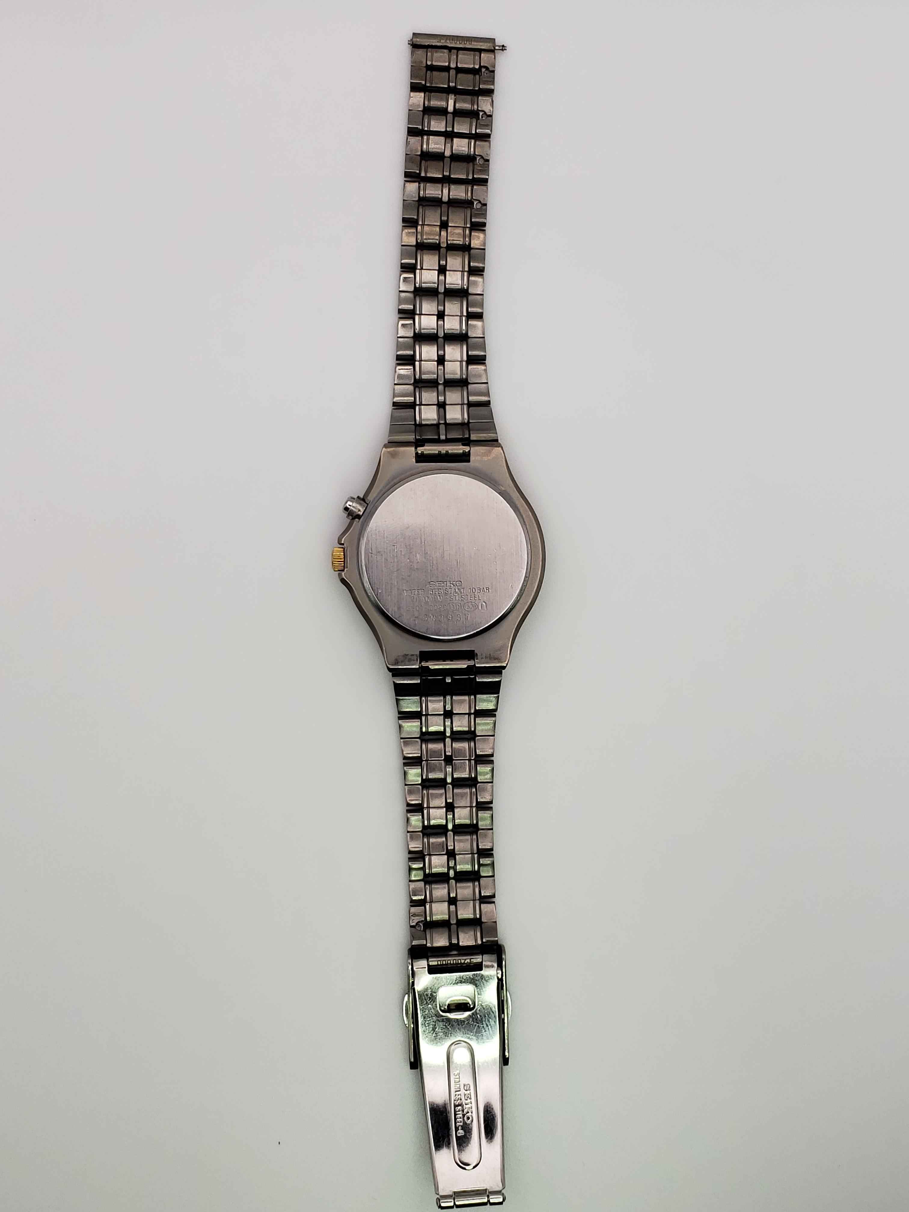 WTS] Seiko Spirit Titanium Panelight, Frost Dial with
