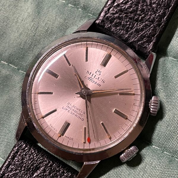 WTS] 1960's Milus Manual Wind Alarm Watch | WatchCharts Marketplace