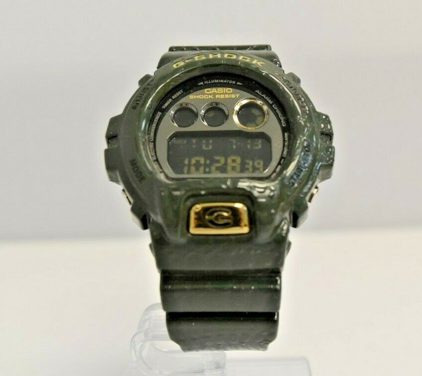 New Casio Digital Multifunction Green Gold DW6900CR-3 $150 Watch