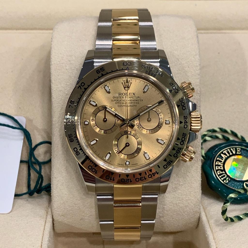 Rolex daytona clearance two tone price