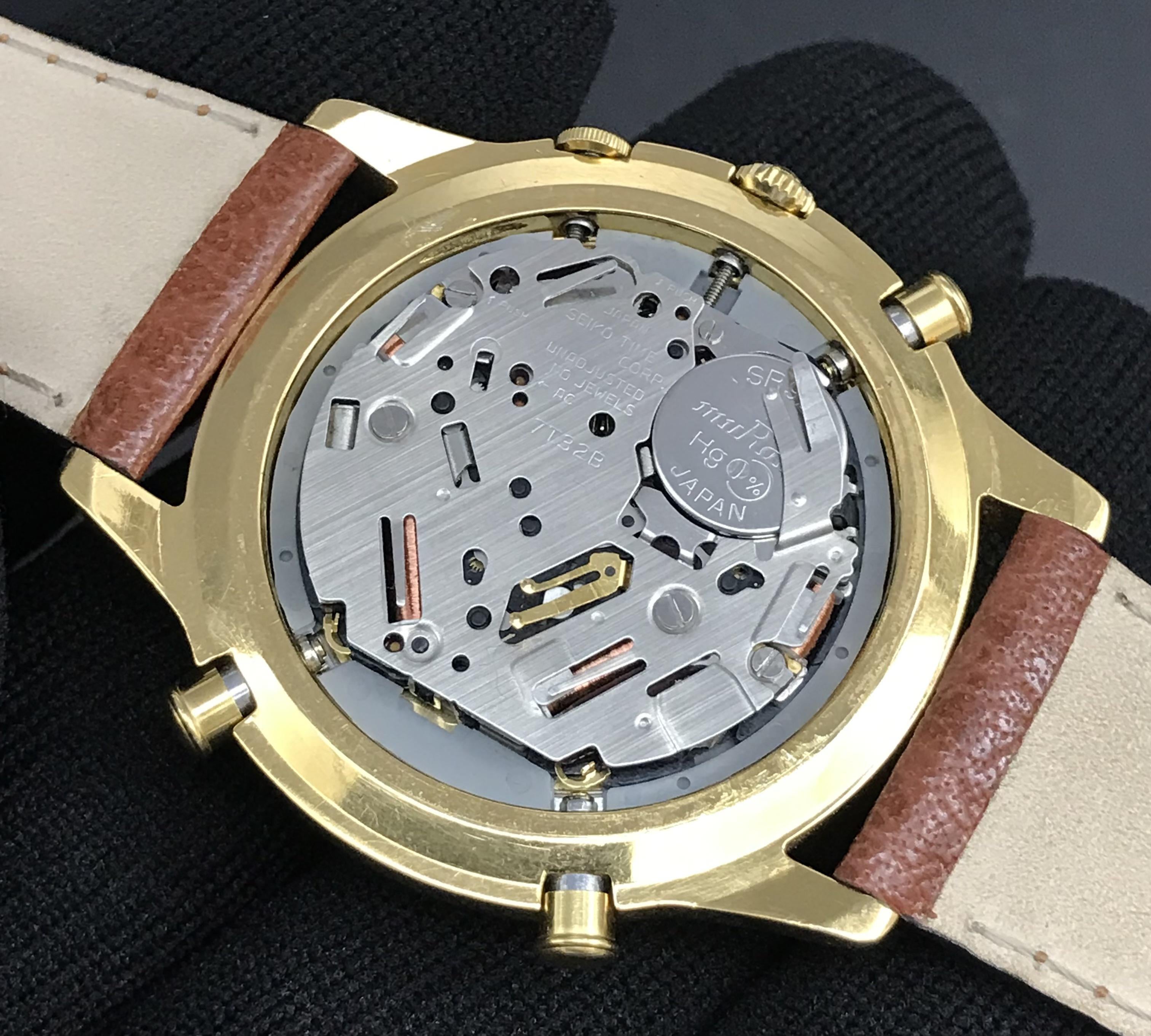 WTS] Rare Vintage Seiko Chronograph Sand Dial 7T32-7B40 Japan Made