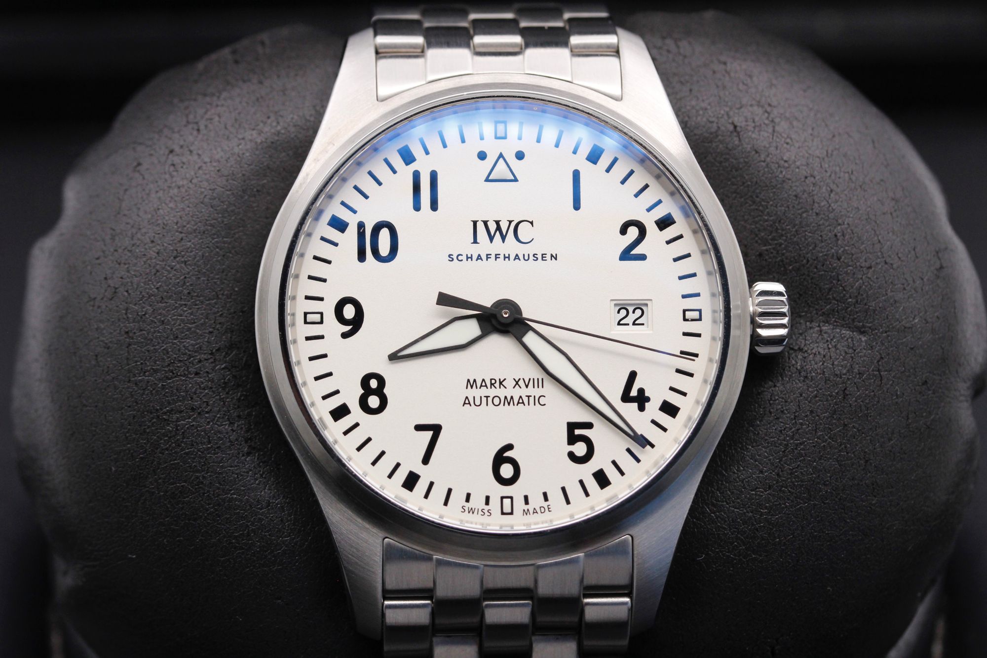 FSOT IWC Mark XVIII IW327012 White Stainless Steel 40mm Mint WatchCharts Marketplace