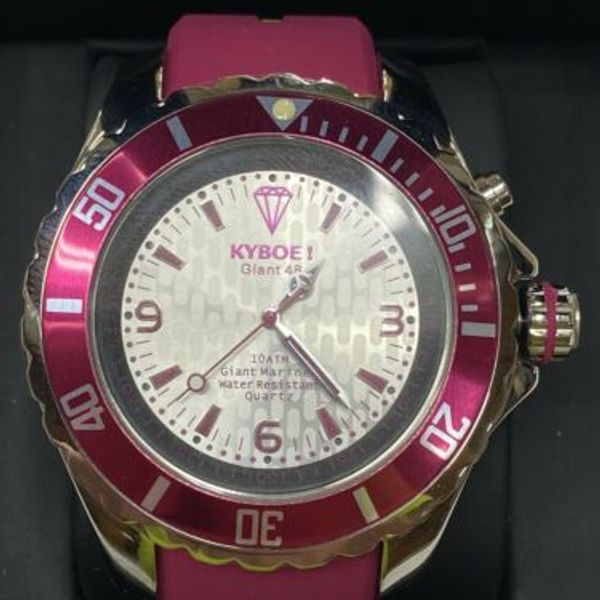 Nice KYBOE Giant Mariner 48mm, Backlight, Burgundy/Steel 10  display picture 2
