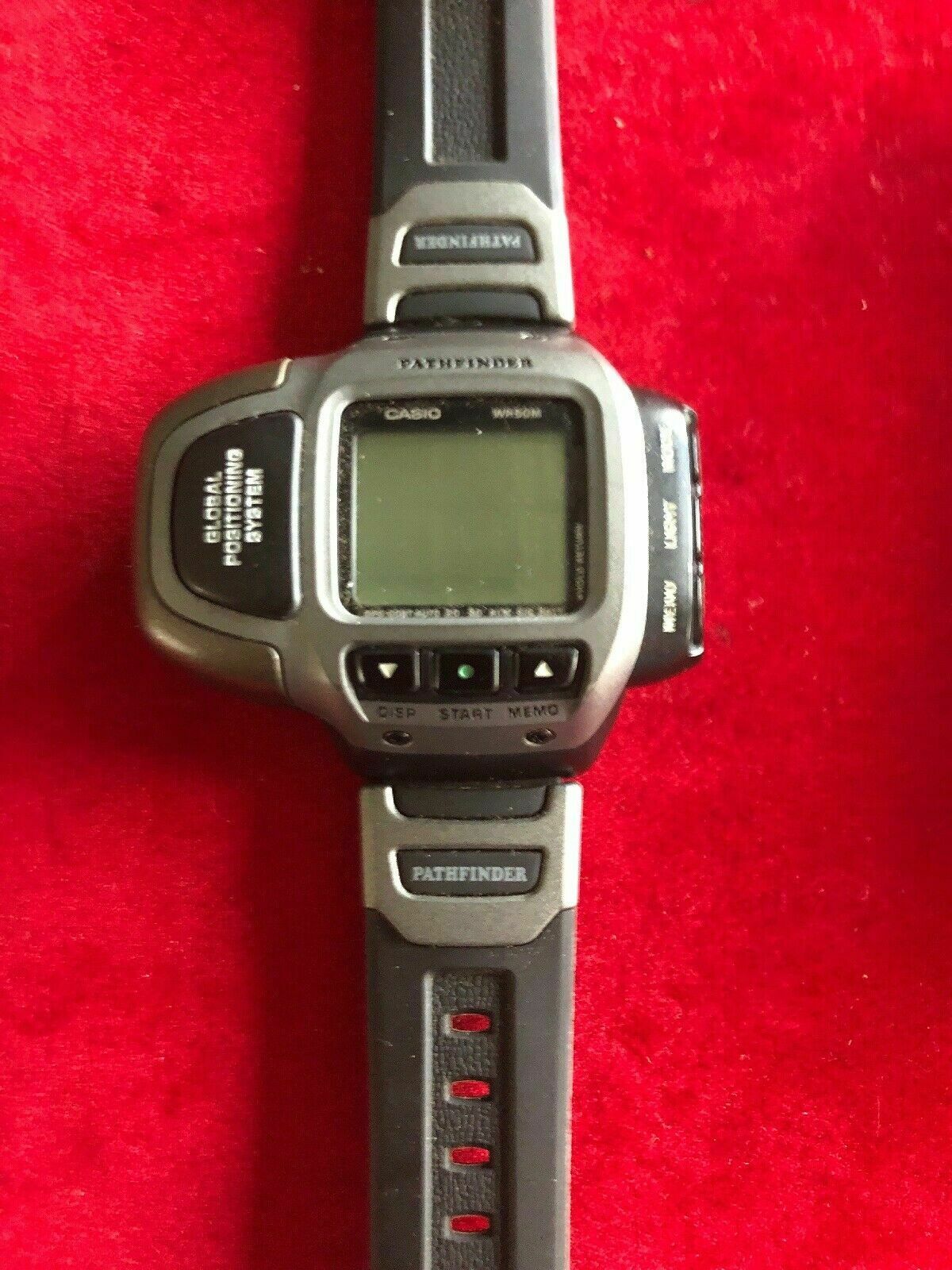 Casio Pathfinder Vintage GPS Watch PAT-2GP Made in Japan Nice but Untested  | WatchCharts Marketplace