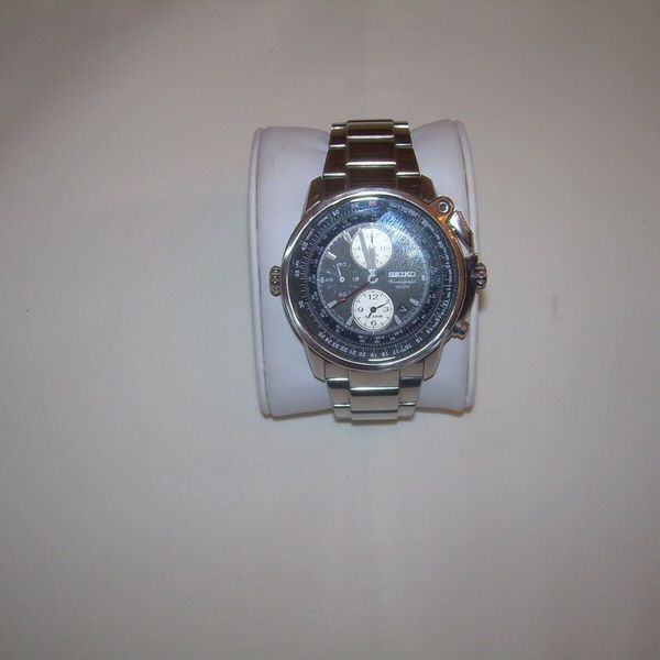 Seiko  Analogue Quartz 1/5 Alarm Chronograph Watch | WatchCharts