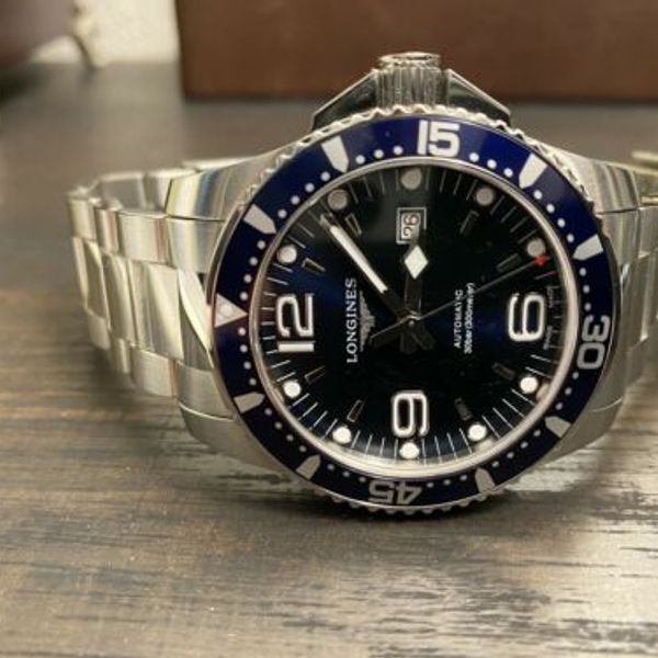 LONGINES HydroConquest Automatic Blue Dial 44 mm Men's Watch L3.841.4 ...