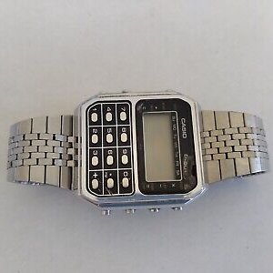 VINTAGE CASIO C-801 CALCULATOR MEN WATCH JAPAN MADE VINTAGE CASIO C-801 CALCULATOR MEN WATCH JAPAN MADE