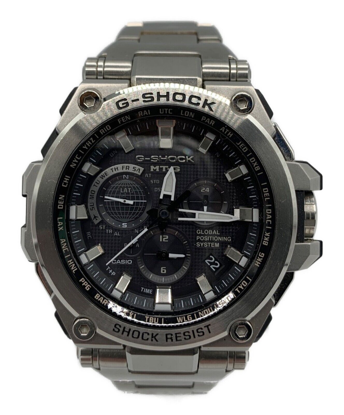 CASIO G-SHOCK MTG-G1000D-1AJF Silver Solar Analog Watch