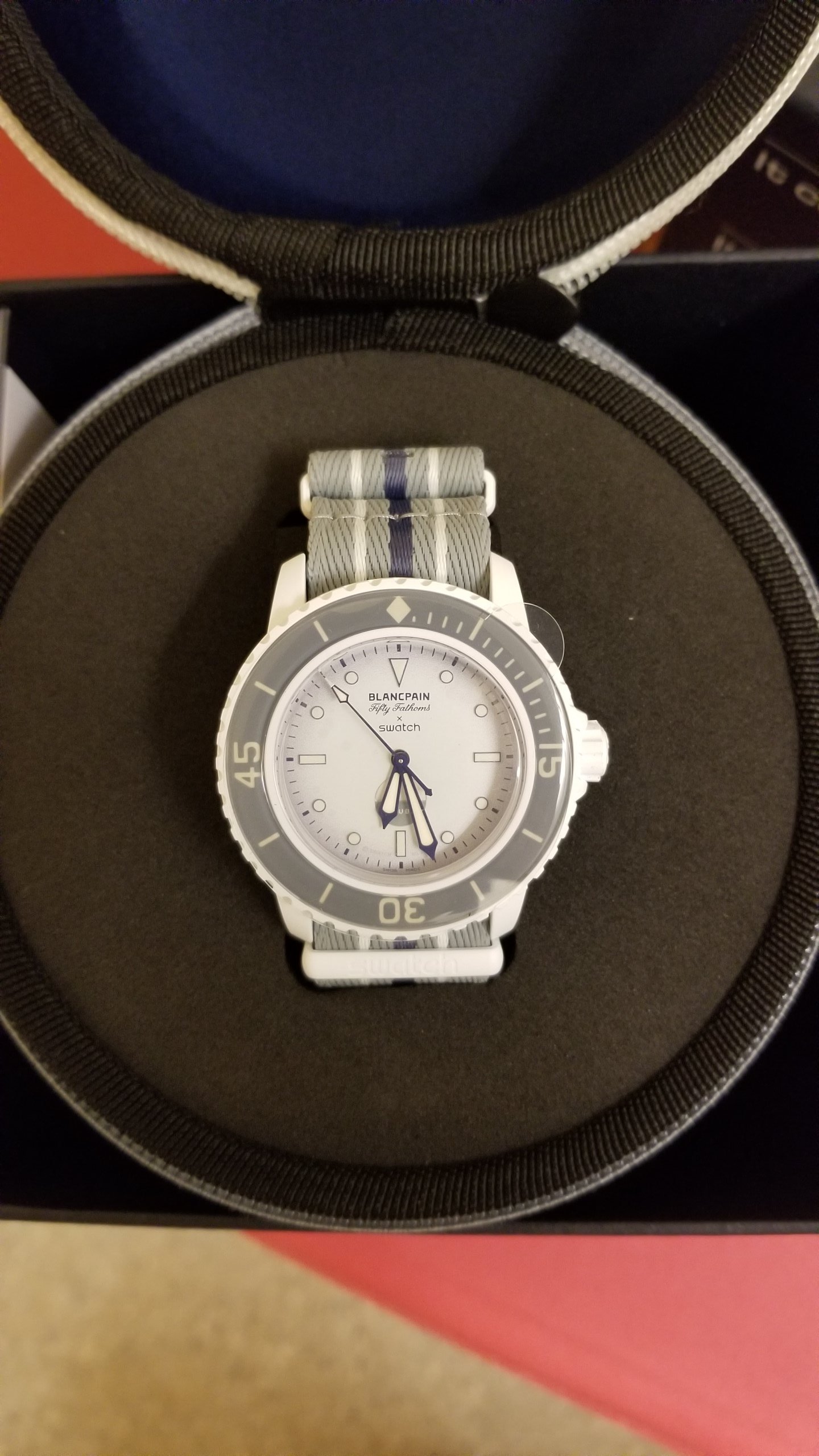 OLD Swatch Blancpain 50 Fathoms ANTARCTIC WatchCharts Marketplace