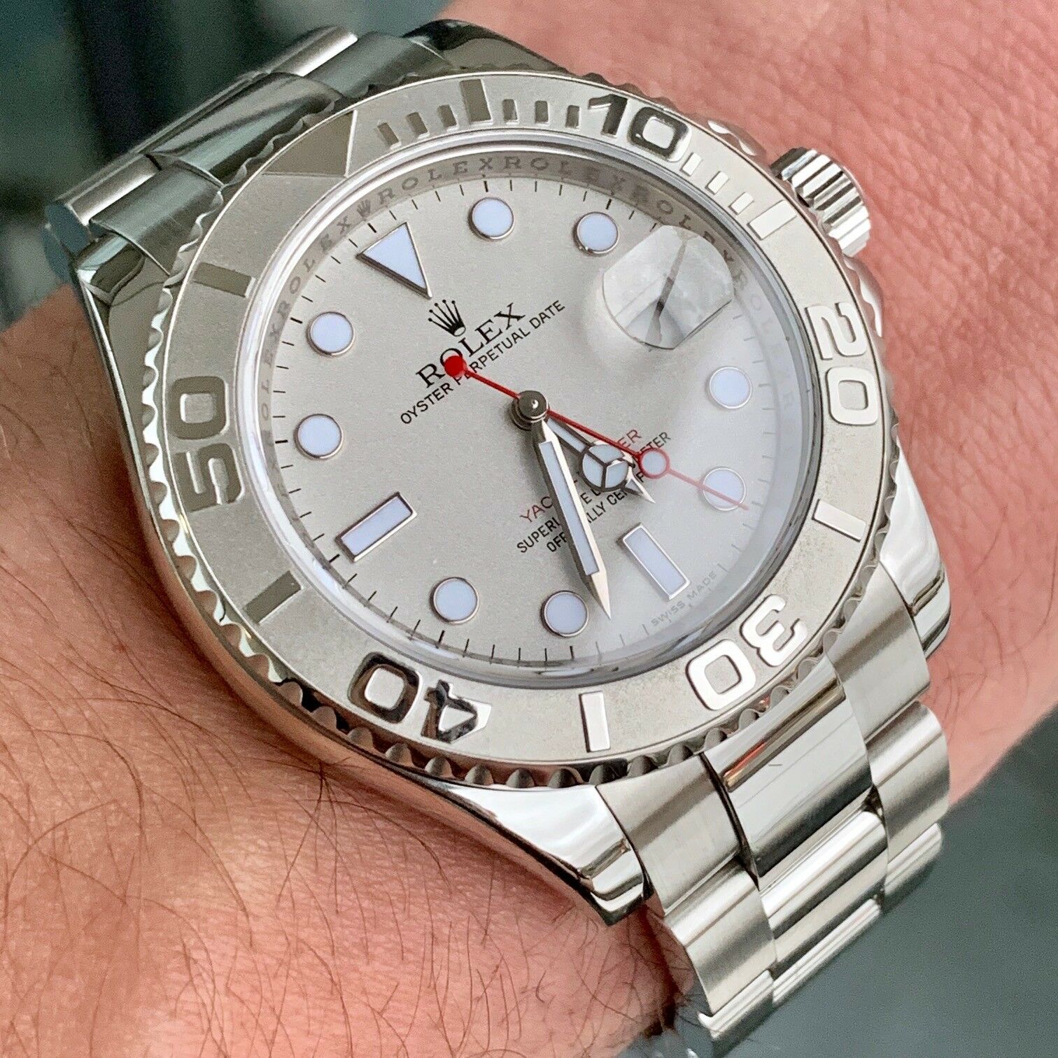 2006 Rolex Yacht-Master Ref. 16622 Platinum with Box & Papers