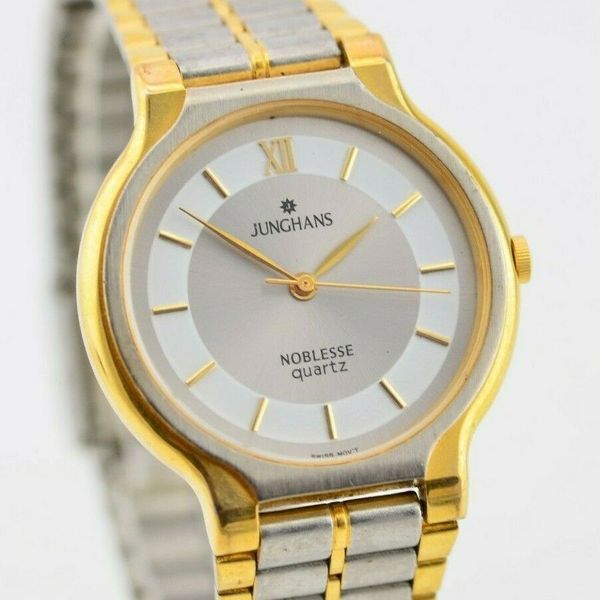 K247 Vintage Junghans Noblesse Two Tone Quartz Watch Swiss JN-208M 2.2 |  WatchCharts Marketplace