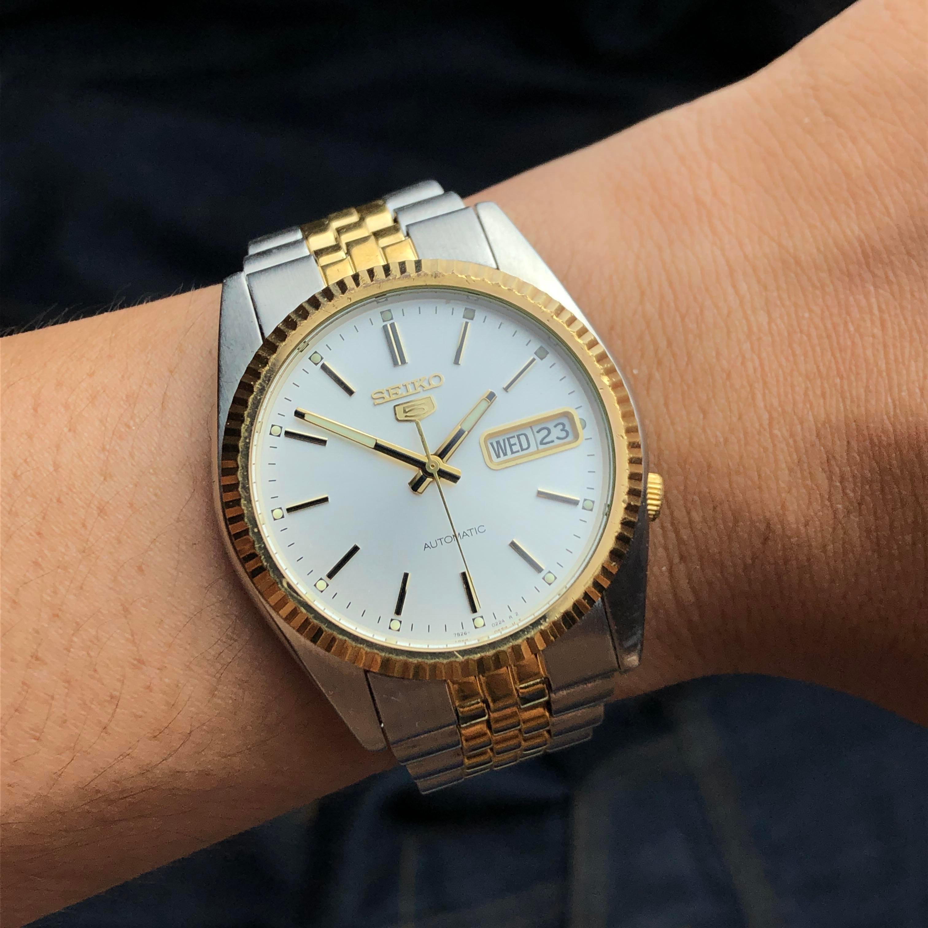 WTS] Seiko 5 7S26-3110 Two-tone | WatchCharts Marketplace