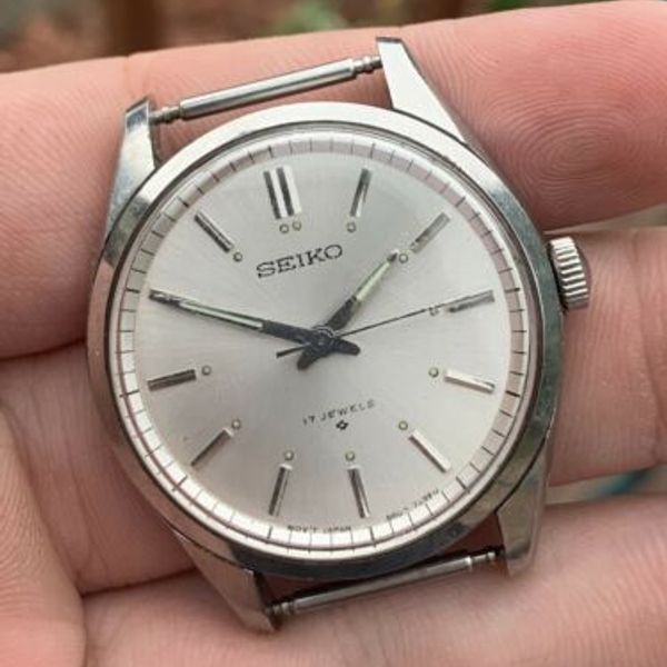 VTG 35mm Seiko 66-7109 Stainless Manual Wind Wristwatch Silver Dial Needs  Work | WatchCharts
