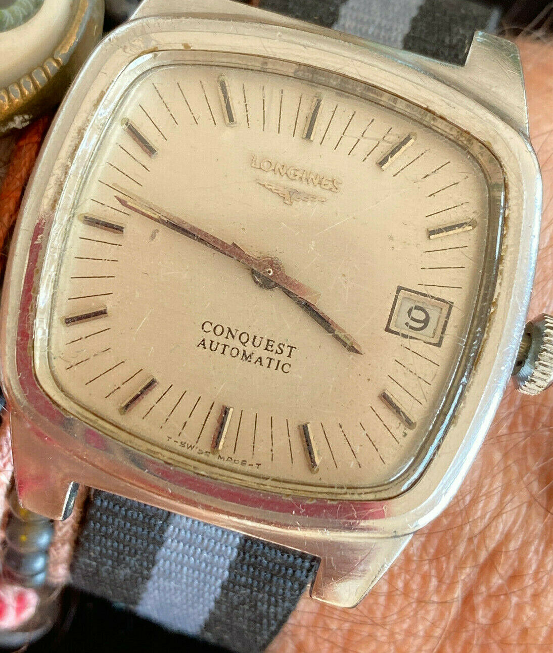 vintage LONGINES 1969 automatique CONQUEST ref 1525 1 6651 cal