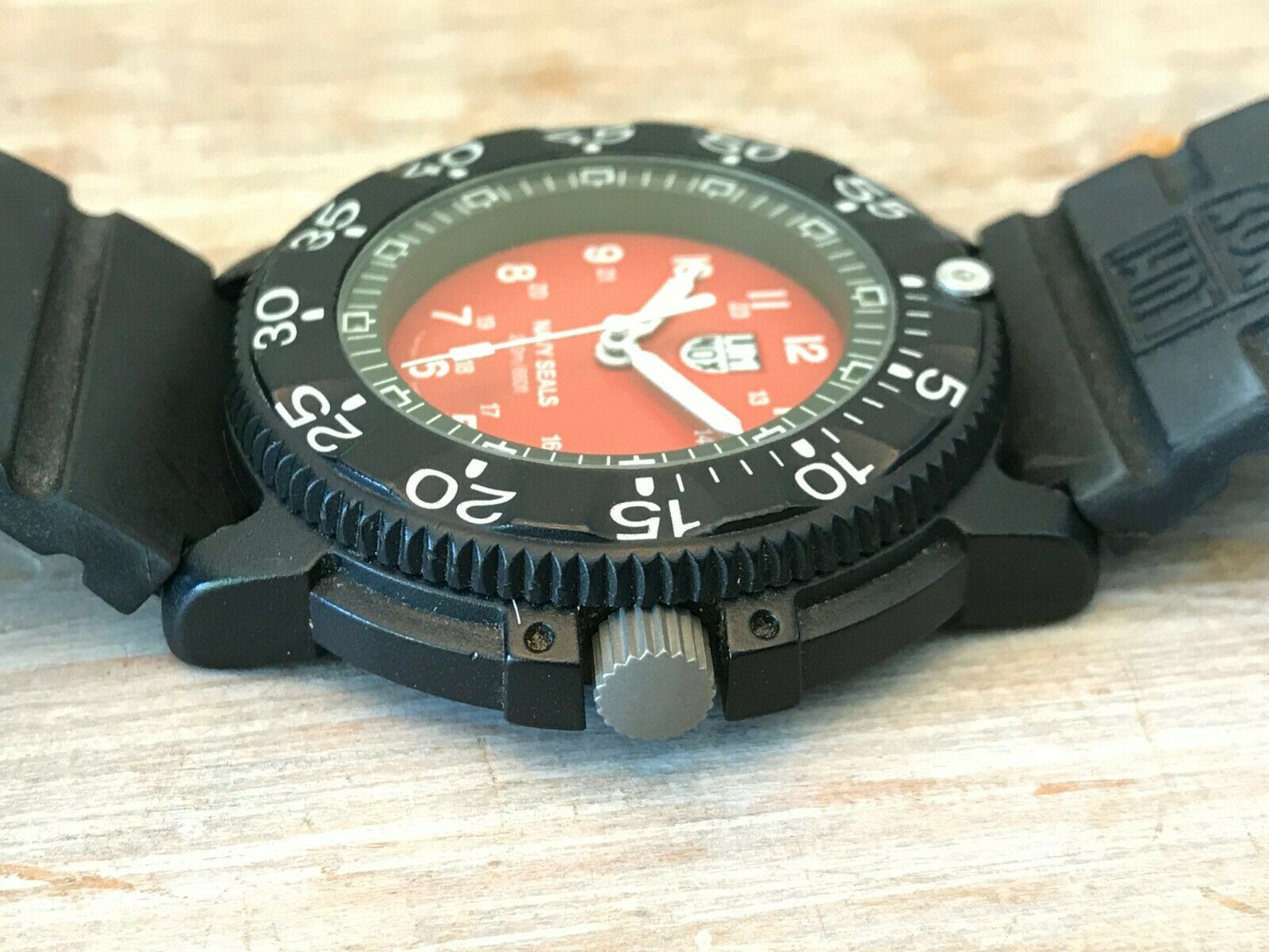 Rare Red, Luminox Navy Seal 3000 Men's Diver Watch, Military