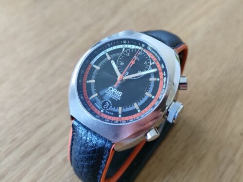 SUPERB Oris Chronoris watch 7564 c2005 Valjoux 7750 movement