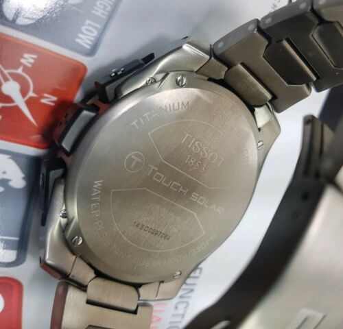 Tissot Touch Expert Solar watch T091.420A excellent cond titanium