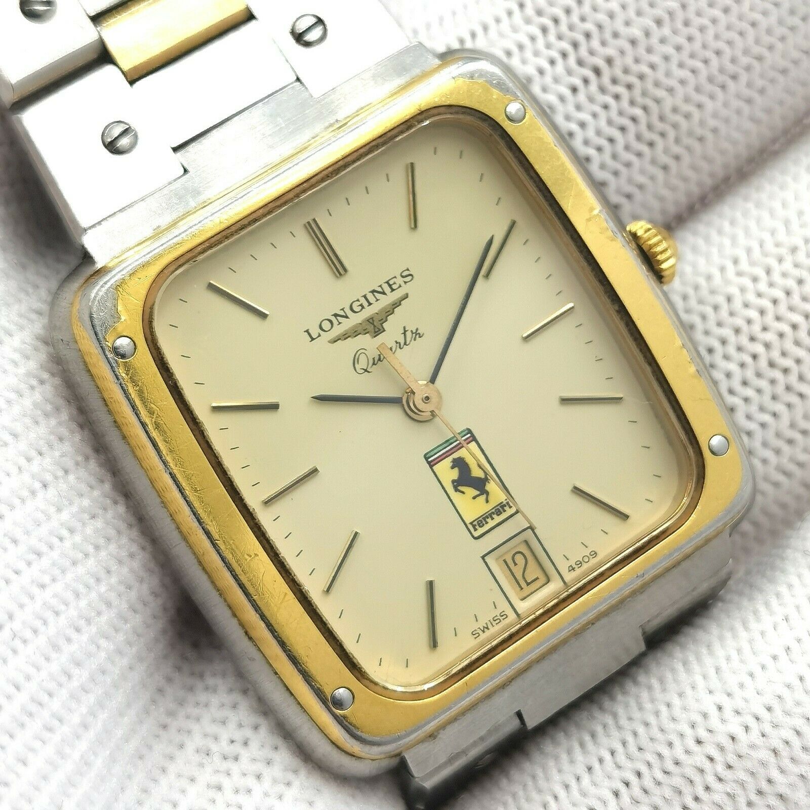 LONGINES - FERRARI - WRISTWATCH - QUARTZ - ST. STEEL & GOLD