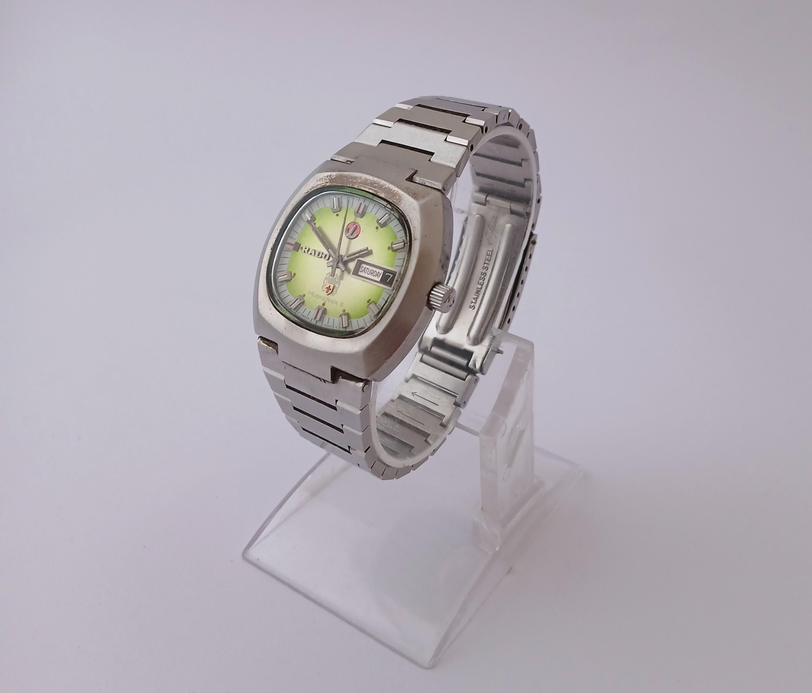 RADO ラドー III Yahoo!オークション - Musketeer Automatic MUSKETEER 