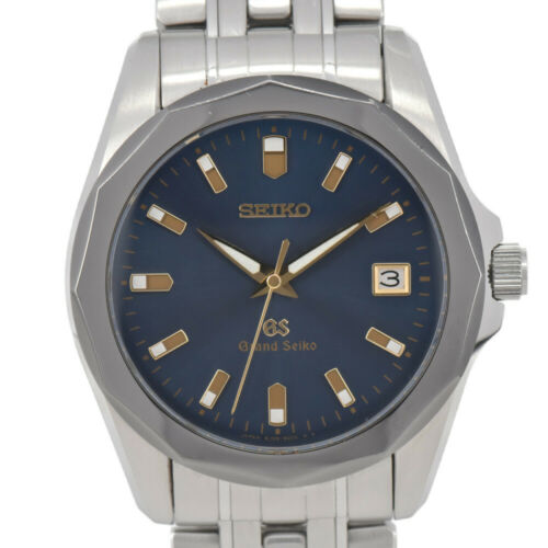 Auth SEIKO Grand Seiko SBGF003/8J56-8000 Blue Dial Quartz Men's