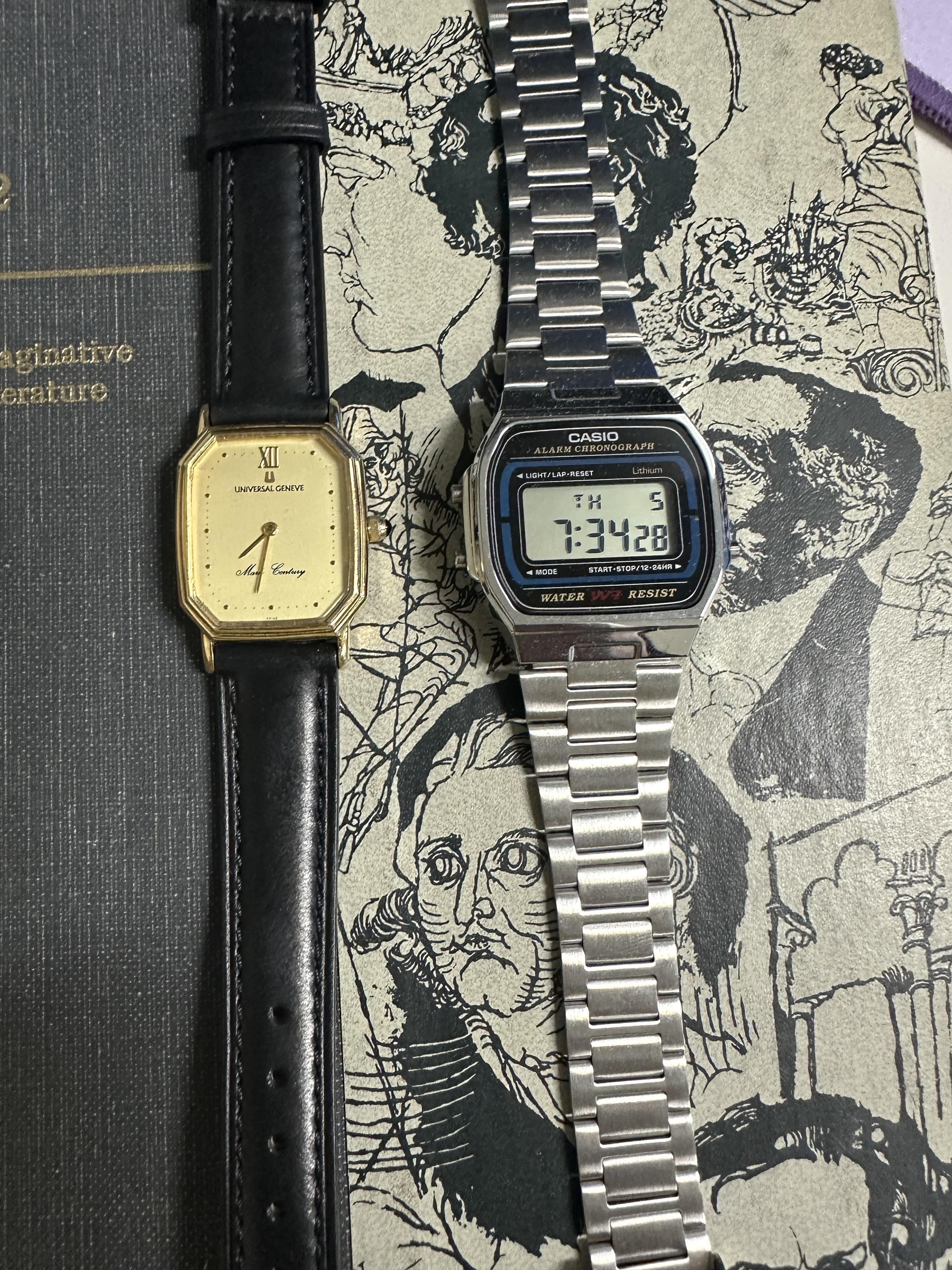UNIVERSAL GENEVE Mark Heritage 腕時計 UNIVERSAL GENEVE Watch Mark Century Quartz 18K Gold Plated