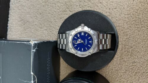 Boxed Genuine Tag Heuer Professional 2000 Blue Edition Dial Bill