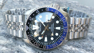 STUNNING PADI BATMAN MOD SEIKO DIVER 7S26 0020 SKX009J AUTOMATIC