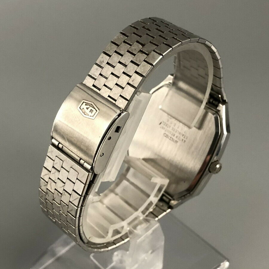 Vintage 1981 SEIKO KING TWIN Quartz 9223-5000 Original KQ Band