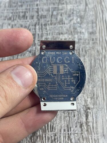 Gucci Watch Unique Serial 11912656 Ref 1142 BACK COVER ONLY WatchCharts Marketplace