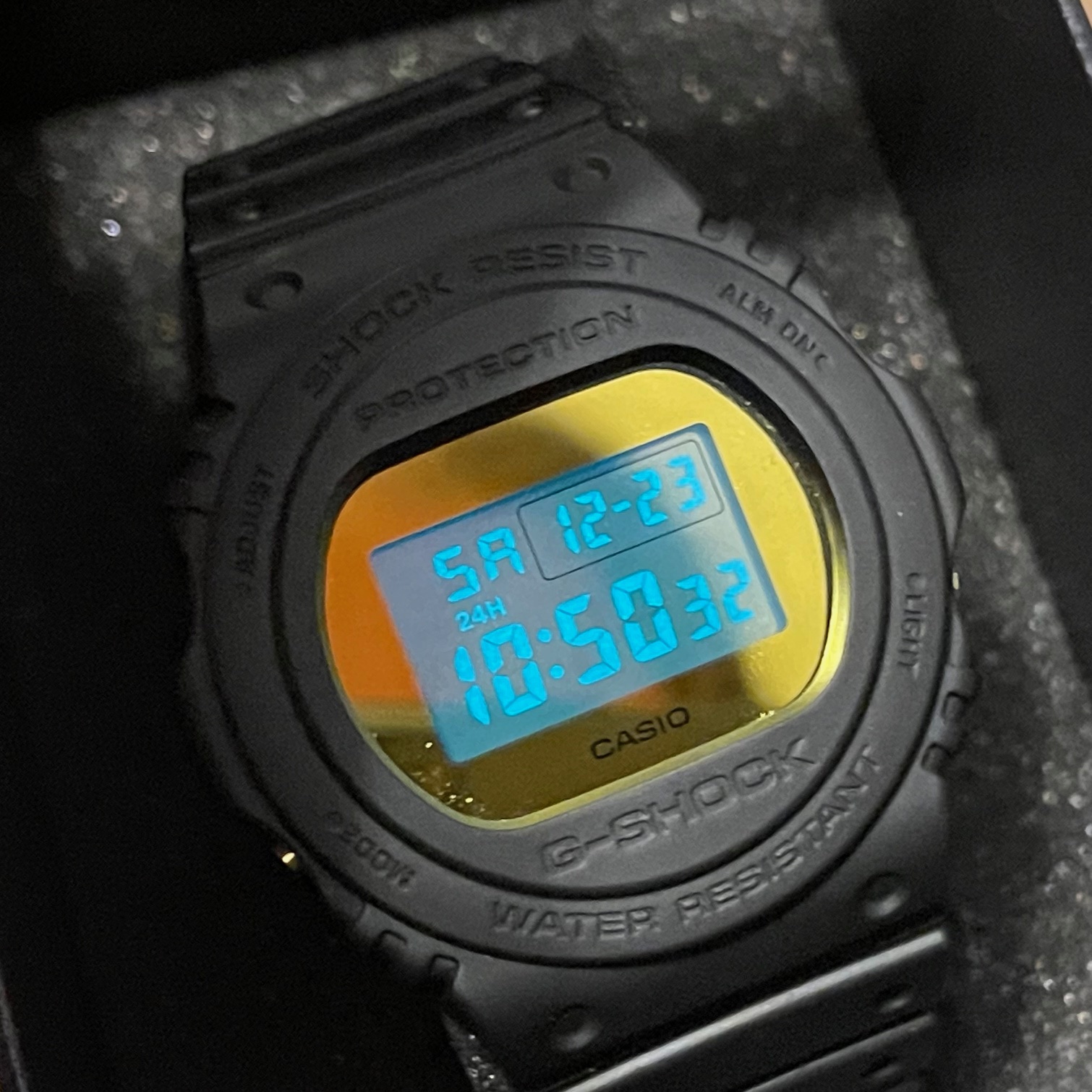 WTS] Casio G-Shock DW-5700BBMB-1DR Metallic Gold & Black 