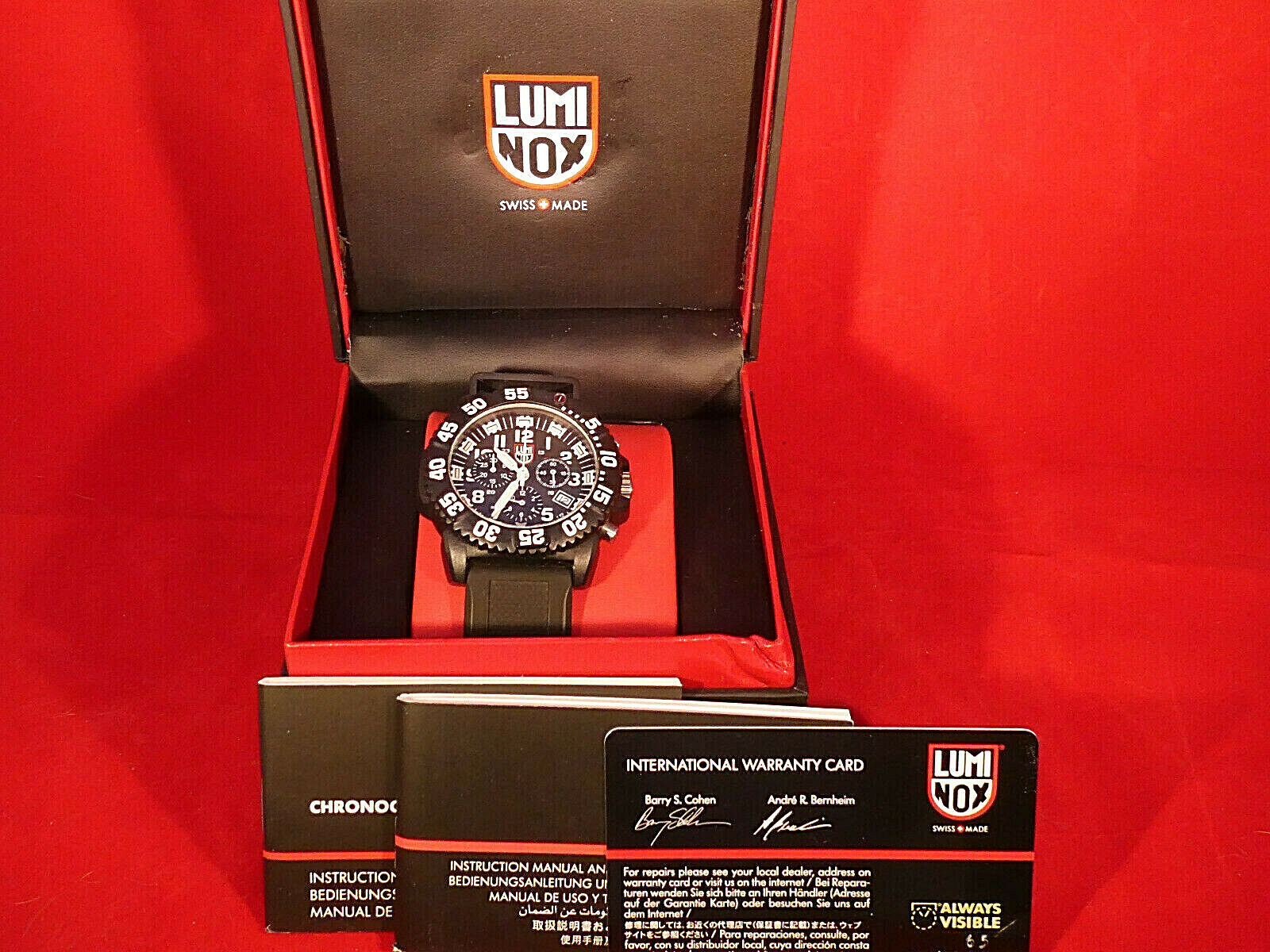 Luminox 3081 men's online evo colormark chronograph watch