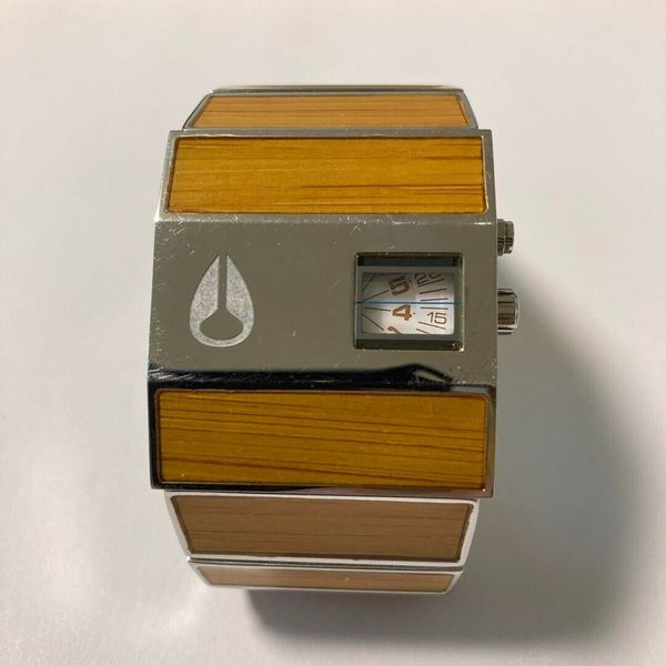 NIXON ROTLOG バンブー　傷少　美品 NIXON ROTOLOG Bamboo Watch wood Very good Battery dead | eBay