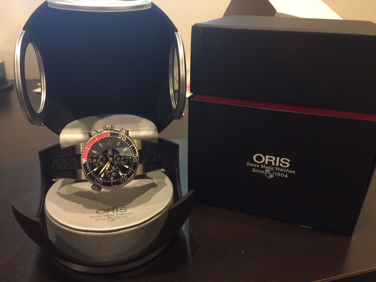 FSOT Oris TT1 Divers Titanium 300m Chronograph Automatic COKE