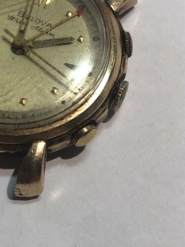 VINTAGE BULOVA WRIST ALARM 17 JEWEL MECHANICAL MENS WRIST WATCH