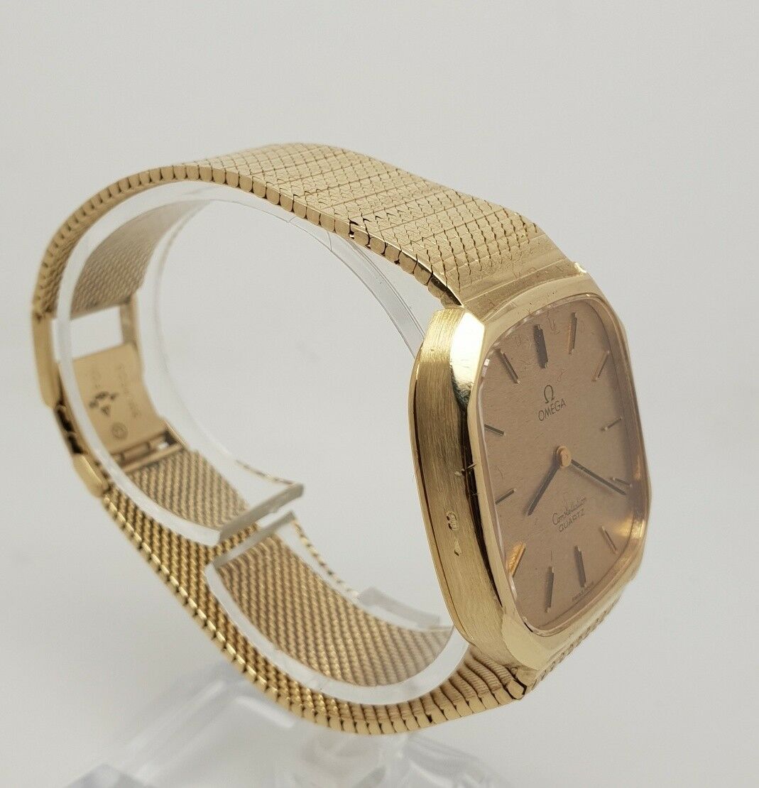 Omega 9ct gold mens watch best sale