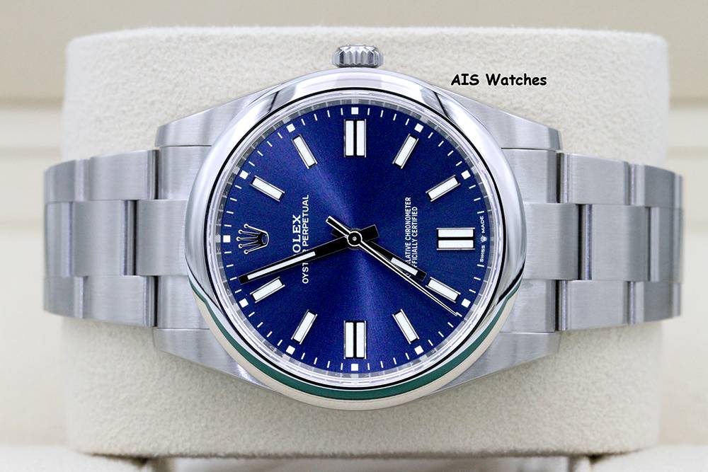 FSOT Rolex 124300 Oyster Perpetual 41 MM Bright Blue Dial OP41