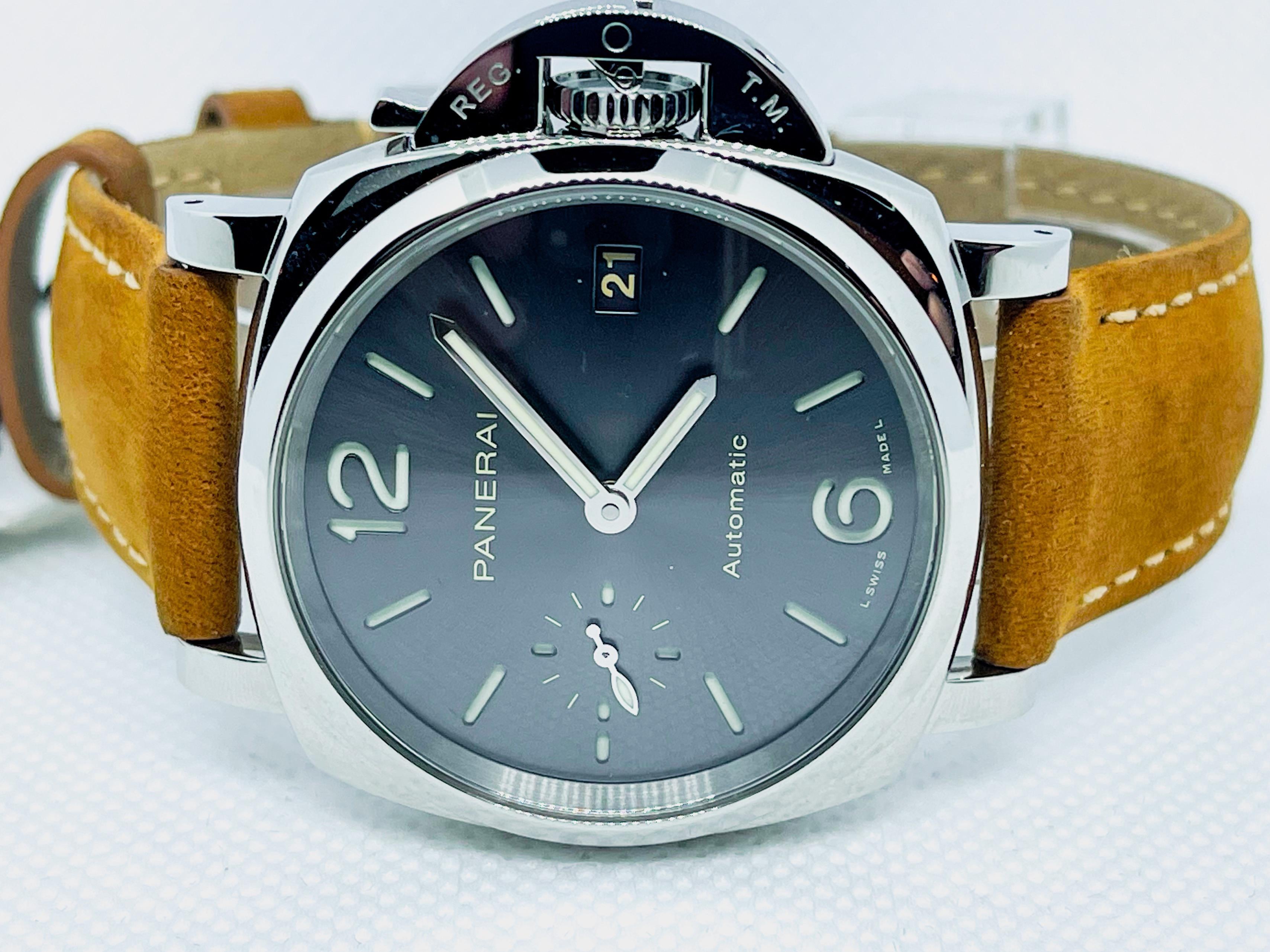 WTS Panerai Luminor Pam755 Automatic Grey Mixed Dial Watch Ref PAM00755. Brand new triple boxed and papers included. WatchCharts Marketplace