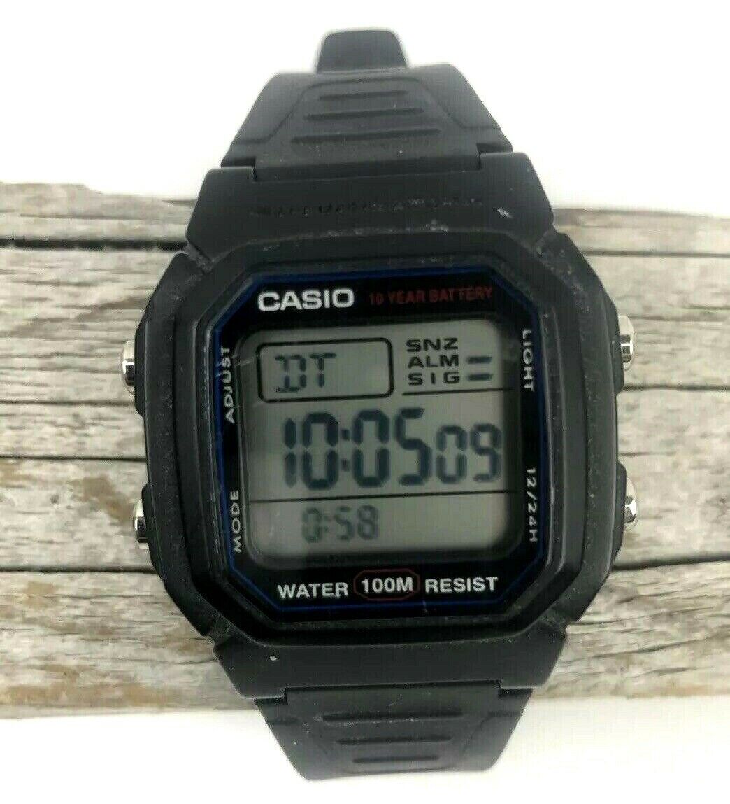 casio illuminator watch manual