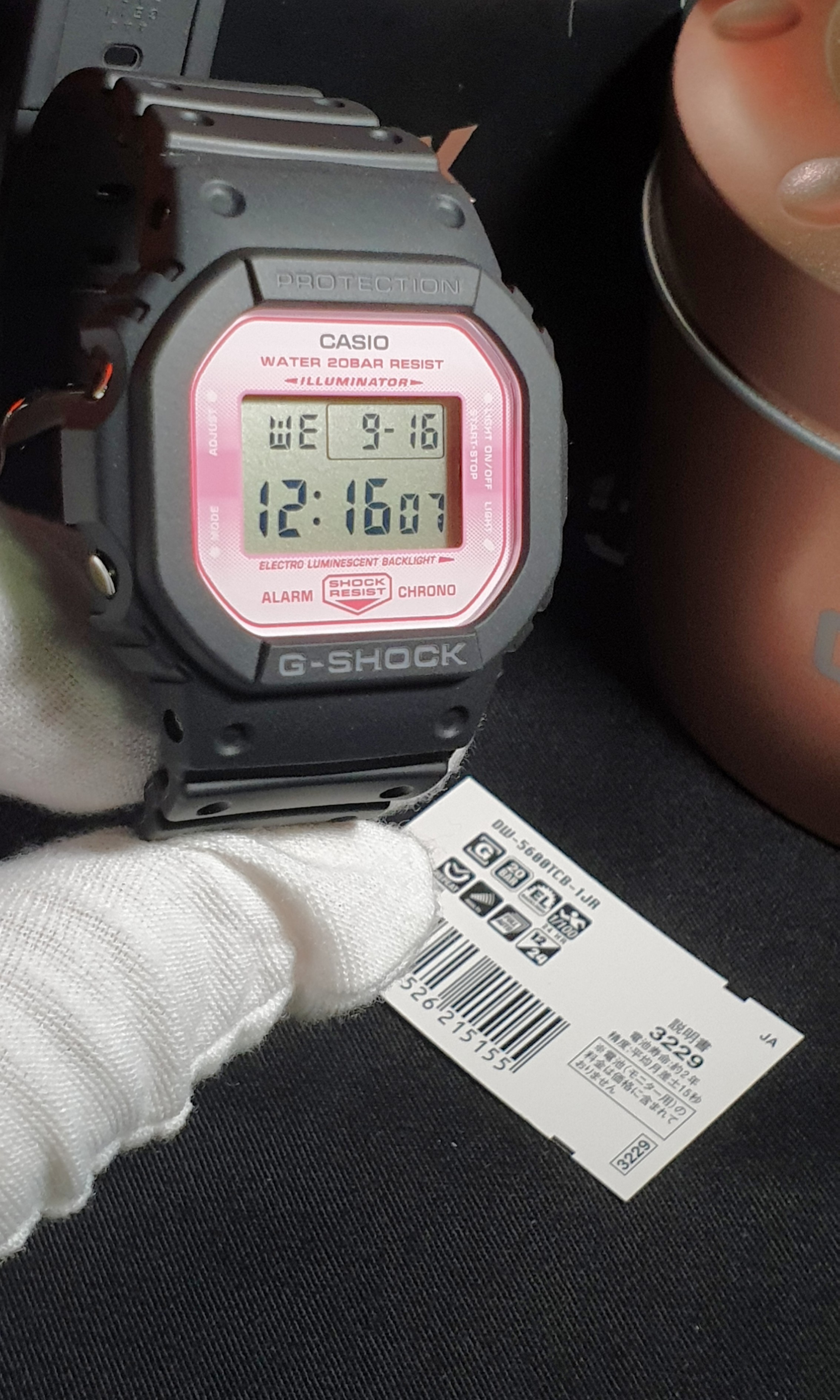 新しい到着 G-SHOCK DW-5600TCB SERIES SAKURASTORM 腕時計(デジタル ...