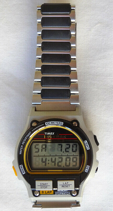 timex ironman watch metal band