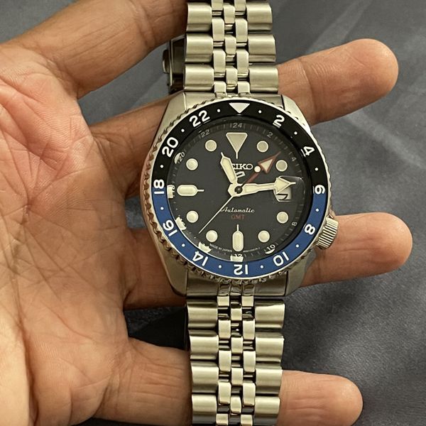 seiko 5 gmt ssk003 blueberry