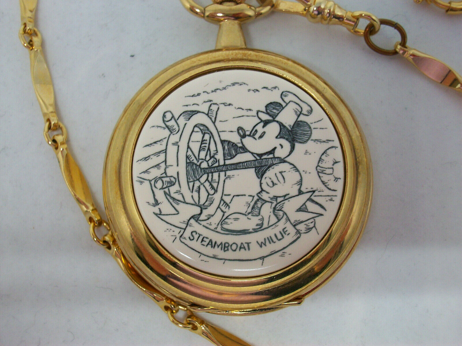 Vintage Disney Colibri outlet Rotating Mickey Mouse Pocket Watch - 1990’s