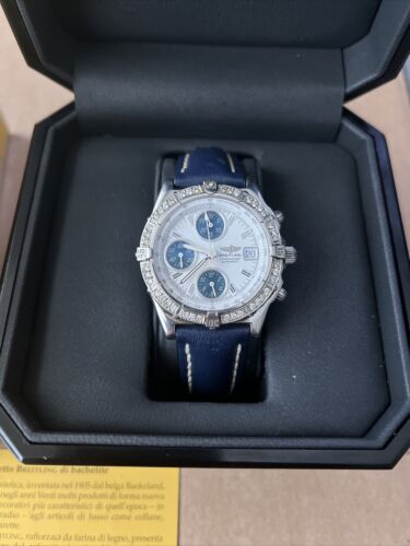 FS: Chopard Alpine Eagle 36 Automatic Factory Diamond Bezel - Box & Papers  - 2023