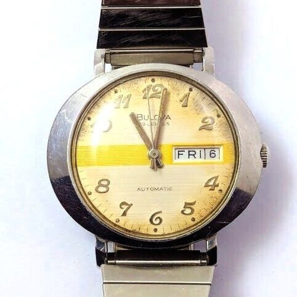 Vintage Bulova Automatic Men's Wrist Watch, 1970's, Vintage Watches ...