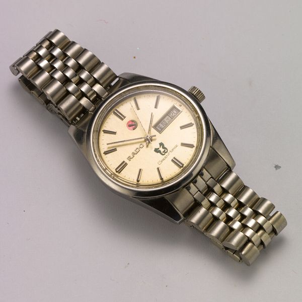 VINTAGE RADO GREEN HORSE DAY/DATE AUTOMATIC SWISS MEN 