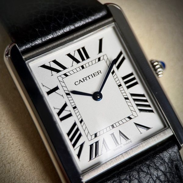 COMPLETE SET Cartier Tank Solo Large not Must Santos | WatchCharts ...