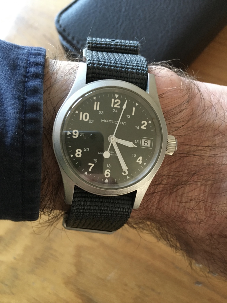 FS : RARE HAMILTON KHAKI FIELD 33MM - H693190 - manual wind