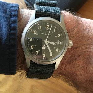 FS : RARE HAMILTON KHAKI FIELD 33MM - H693190 - manual wind