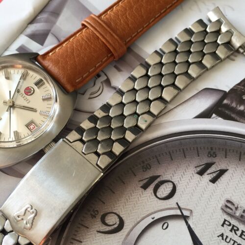 Rado Watch 909 Mens Vintage Swiss Automatic Silver Dial Steel