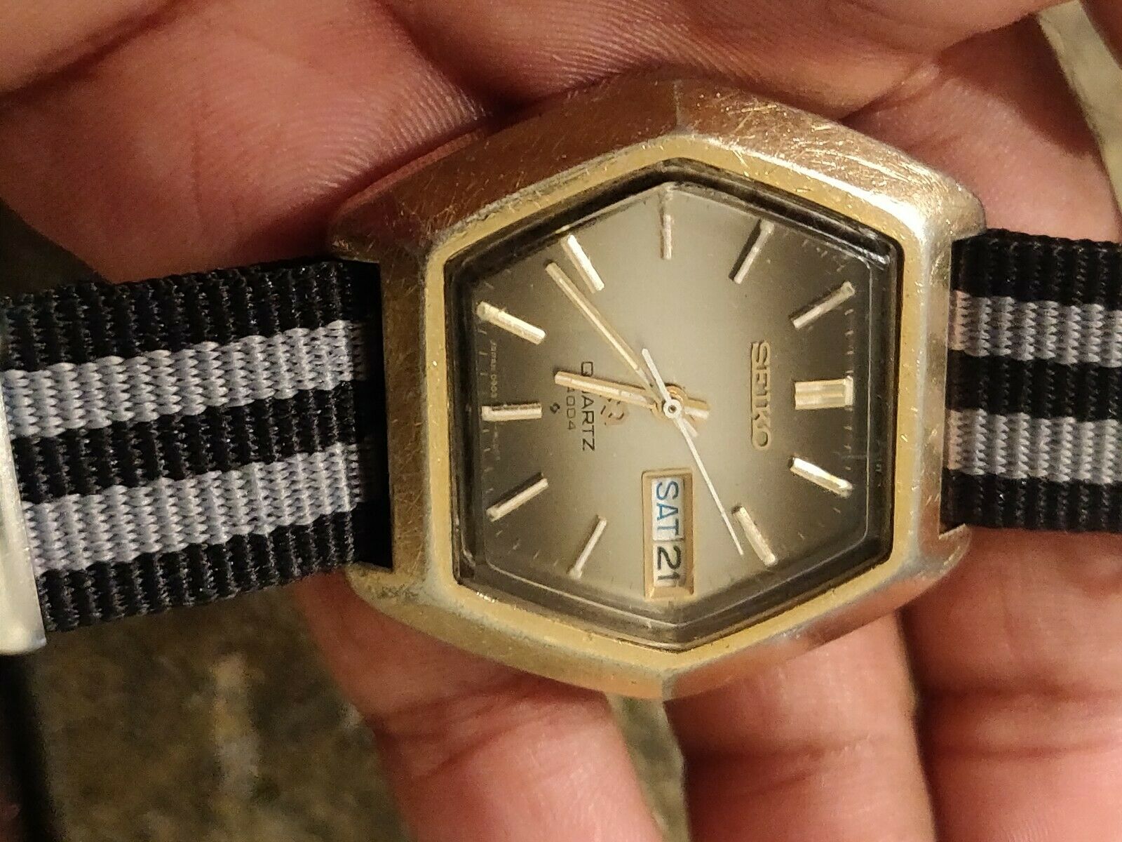 時計 SEIKO vintage watch VINTAGE SEIKO KINETC WATCH 100M 5M62-OAH8 BLUE REPAIR | eBay